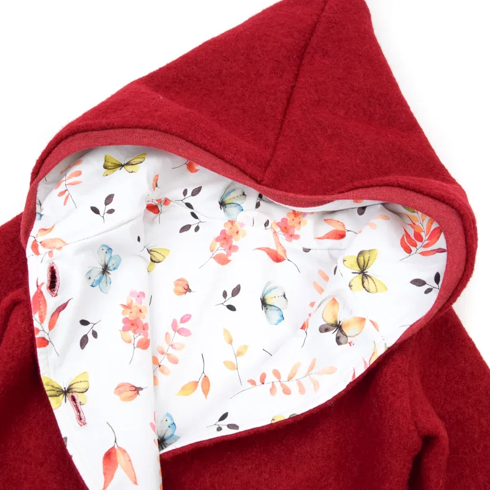 Walkjacke | dunkelrot