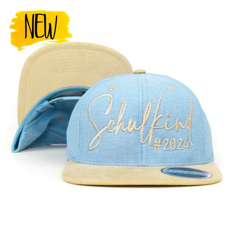 Snapback Cap | Schulkind | hellblau