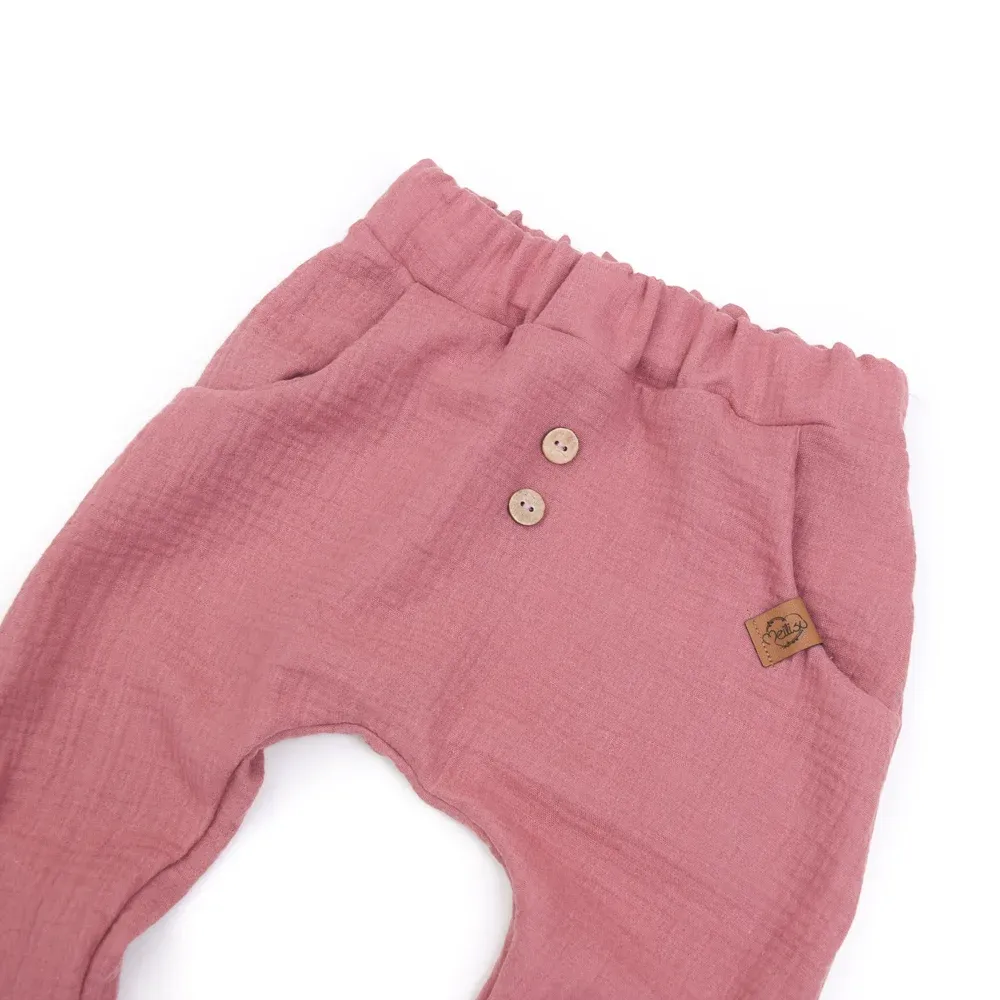 Pumphose | Musselin | altrosa