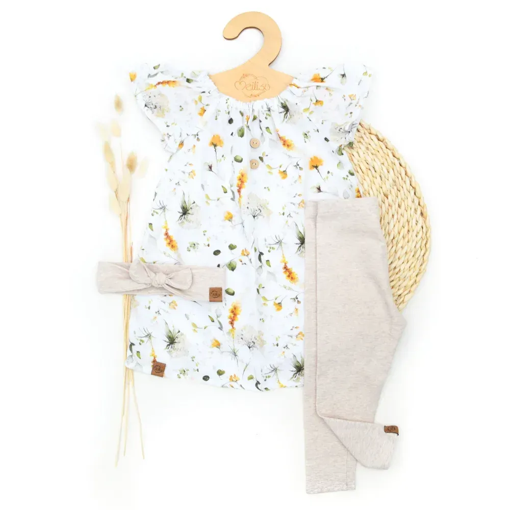 Set | Wildblumen | Sommerkleid & Leggings & Haarband