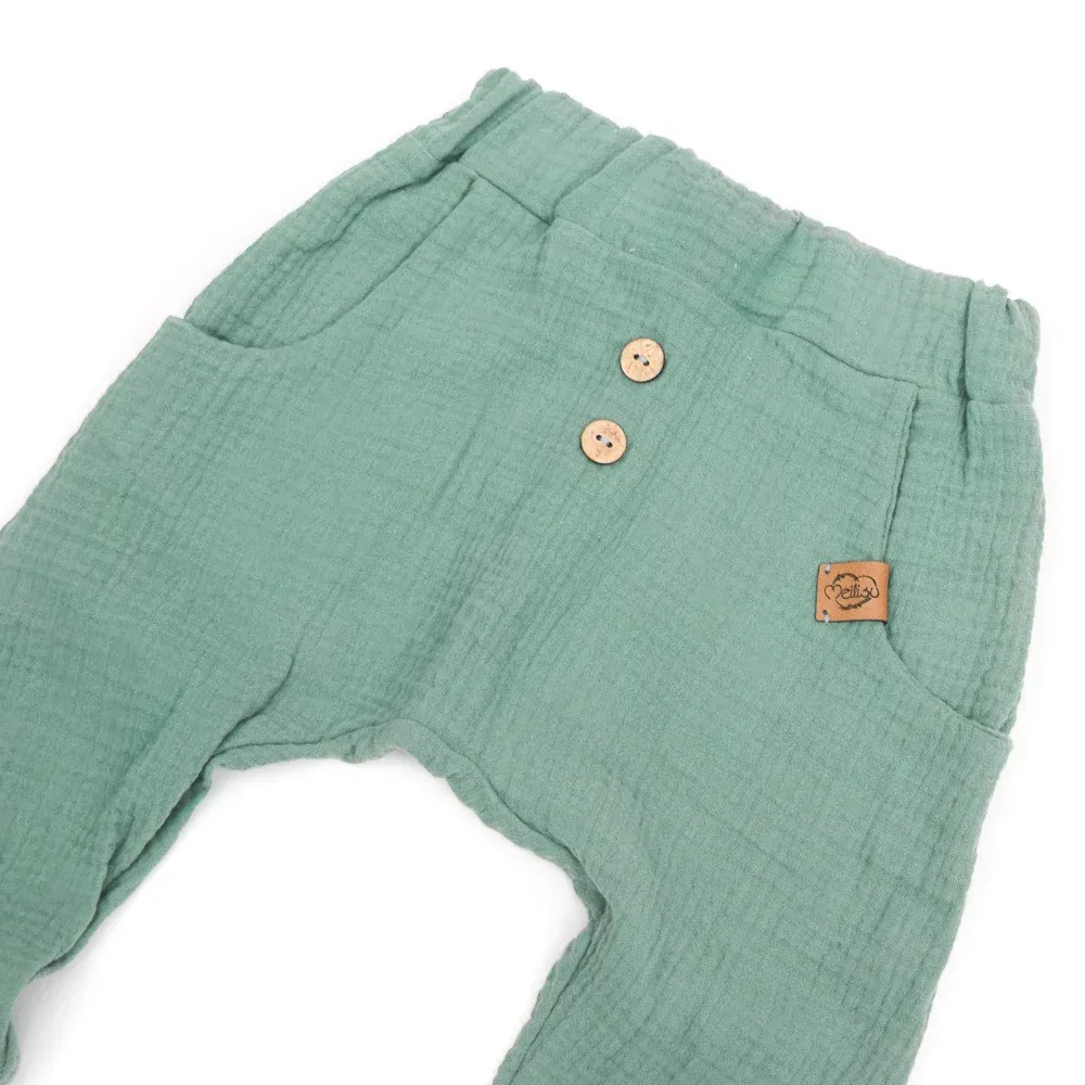 Pumphose | Musselin | dusty mint