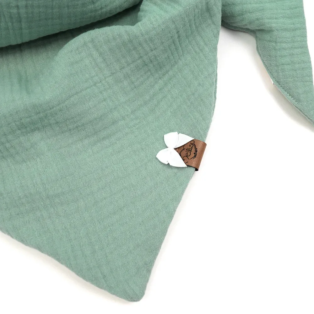 Dreieckstuch Kinder | Musselin | dusty mint