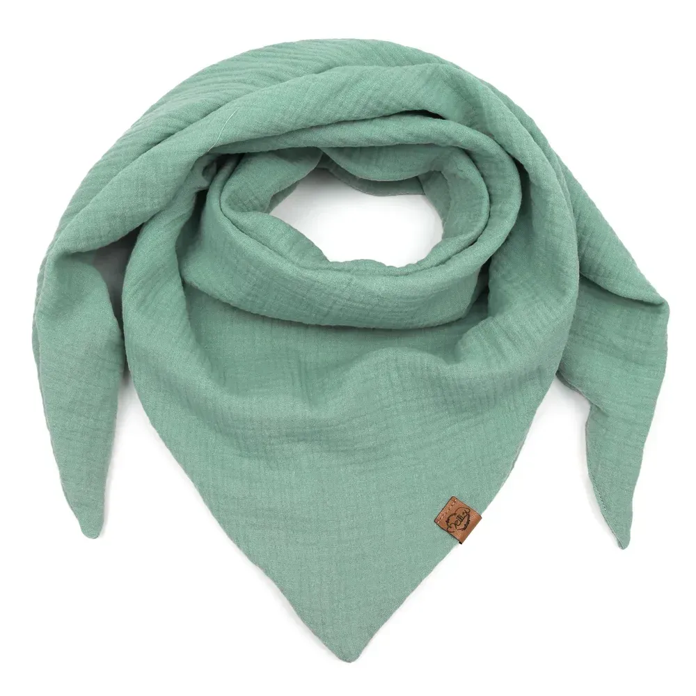 Dreieckstuch Kinder | Musselin | dusty mint