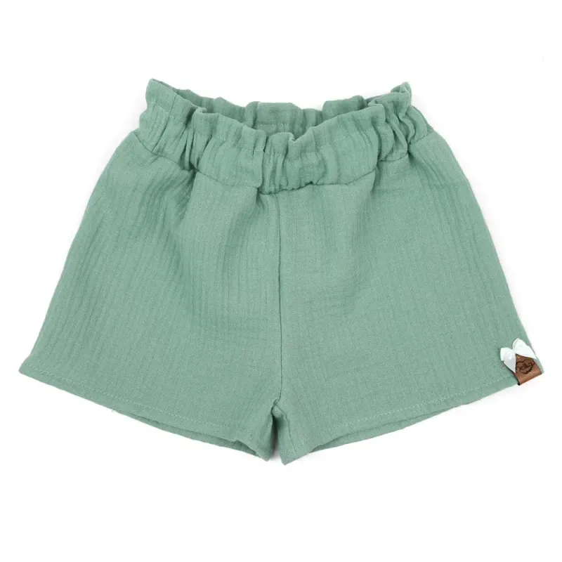 Paperbag Shorts | Musselin | dusty mint