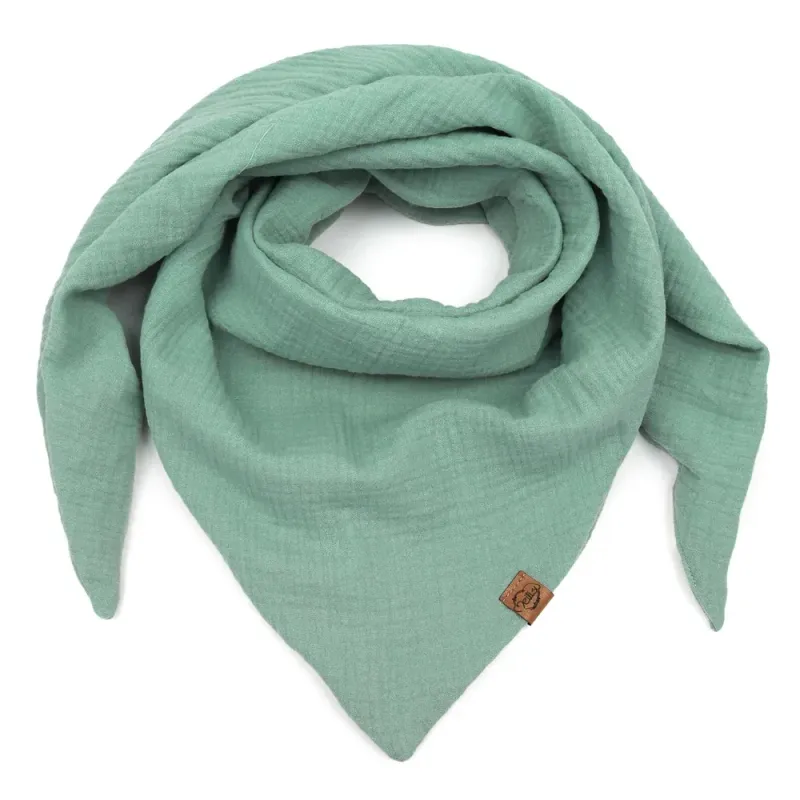 Dreieckstuch Damen | Musselin | dusty mint