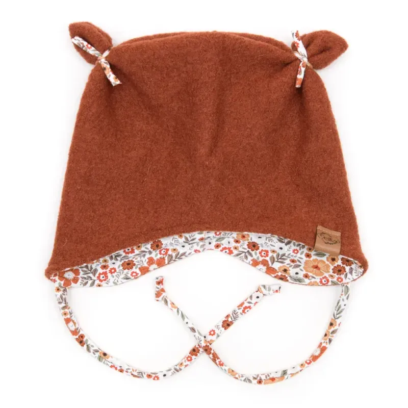 Walkmütze mit Ohren | rost