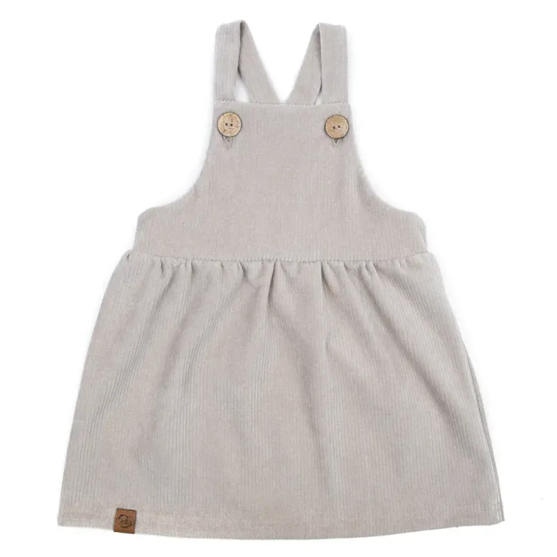 Latzkleid | CORD | creme