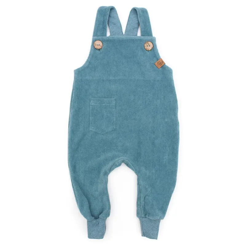 Latzhose | CORD | dusty blue