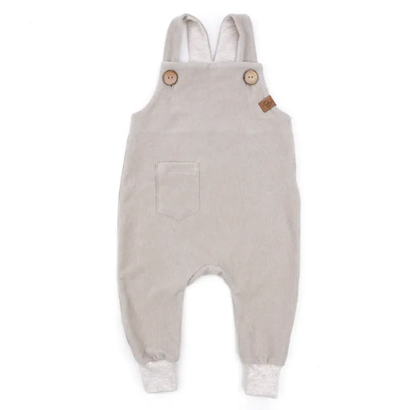 Latzhose | CORD | creme