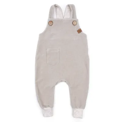 Latzhose | CORD | creme