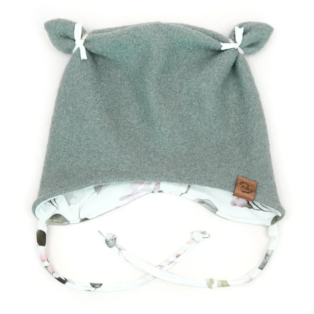 Walkmütze mit Ohren | mint | Gr. 45-47 cm