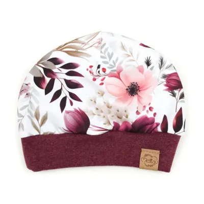 Bündchenmütze | Big Peony | Gr. 45-47 cm