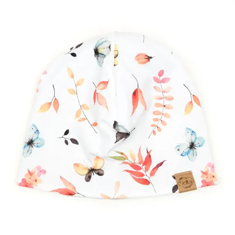Wendemütze | Butterflies & Flowers
