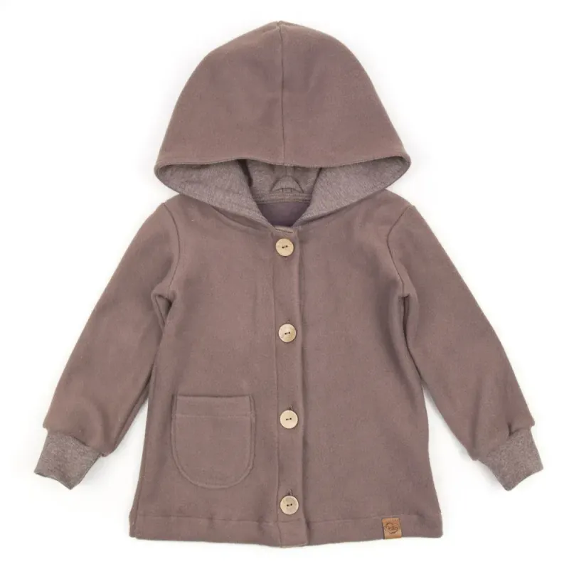 BIO Fleecejacke | mokka