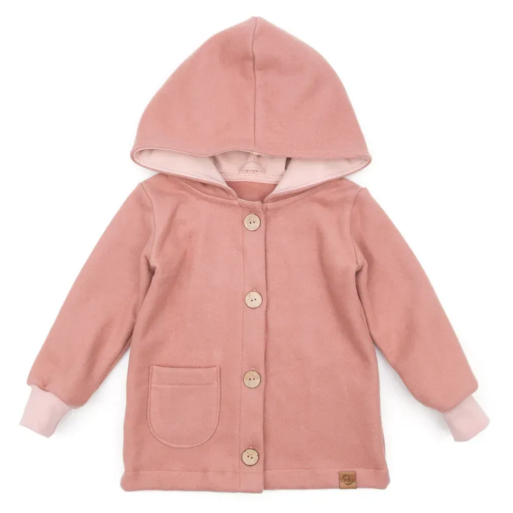 BIO Fleecejacke | lachs