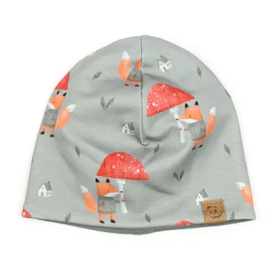 Wendemütze | Fuchs mit Fliegenpilz Wendemütze | Fuchs mit Fliegenpilz