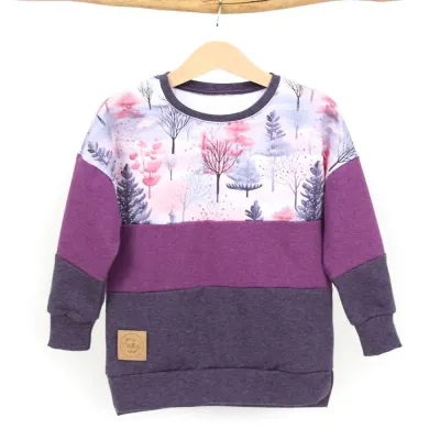 Oversized Pullover | Winterwald beere aubergine