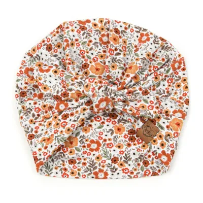 Turbanmütze | Blumenkonfetti