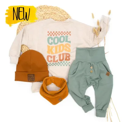 Set | Cool Kids Club | Pullover & Halstuch & Pumphose & Mütze