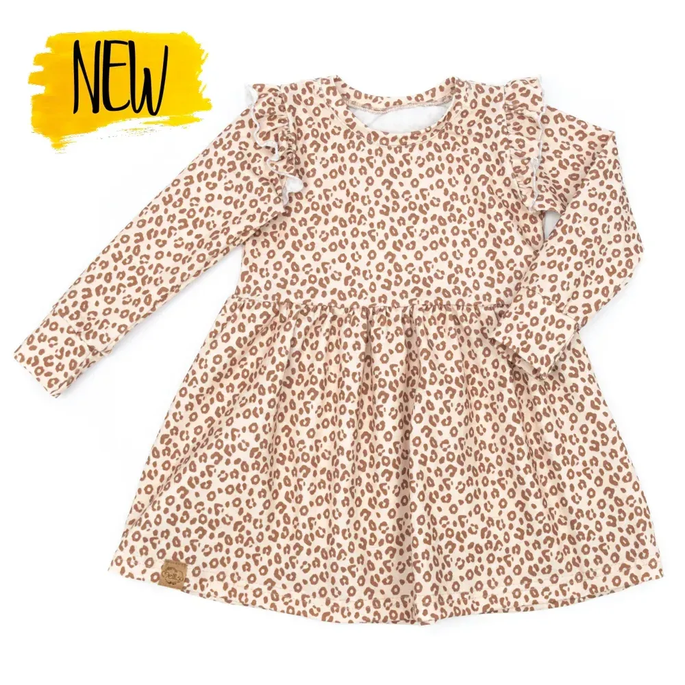 Kleid | lang- & kurzarm | Little Leopard | allover