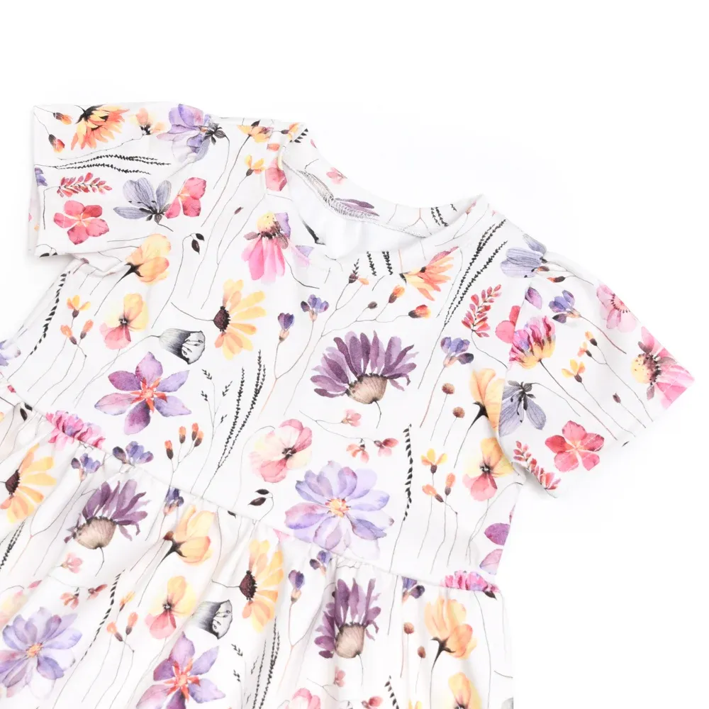 Kleid | lang- & kurzarm | Blumenmeer | allover