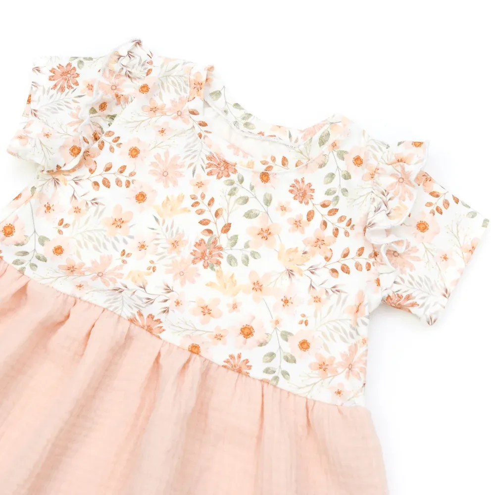 Kleid | lang- & kurzarm | Blütenzauber