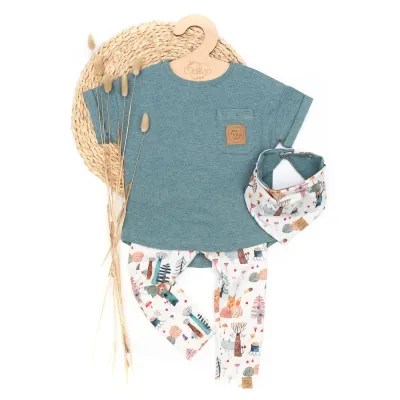 Set | Märchenwald | T-Shirt & Halstuch & Leggings