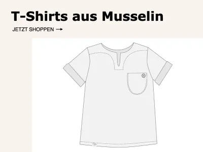 T-Shirts aus Musselin