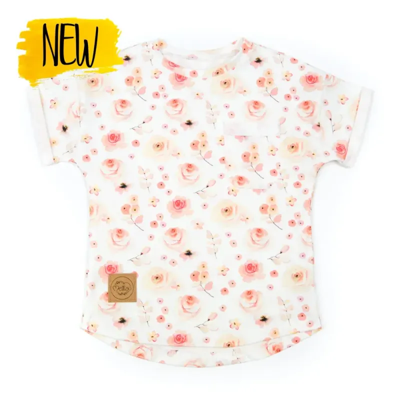 Oversized T-Shirt | Peachy Roses