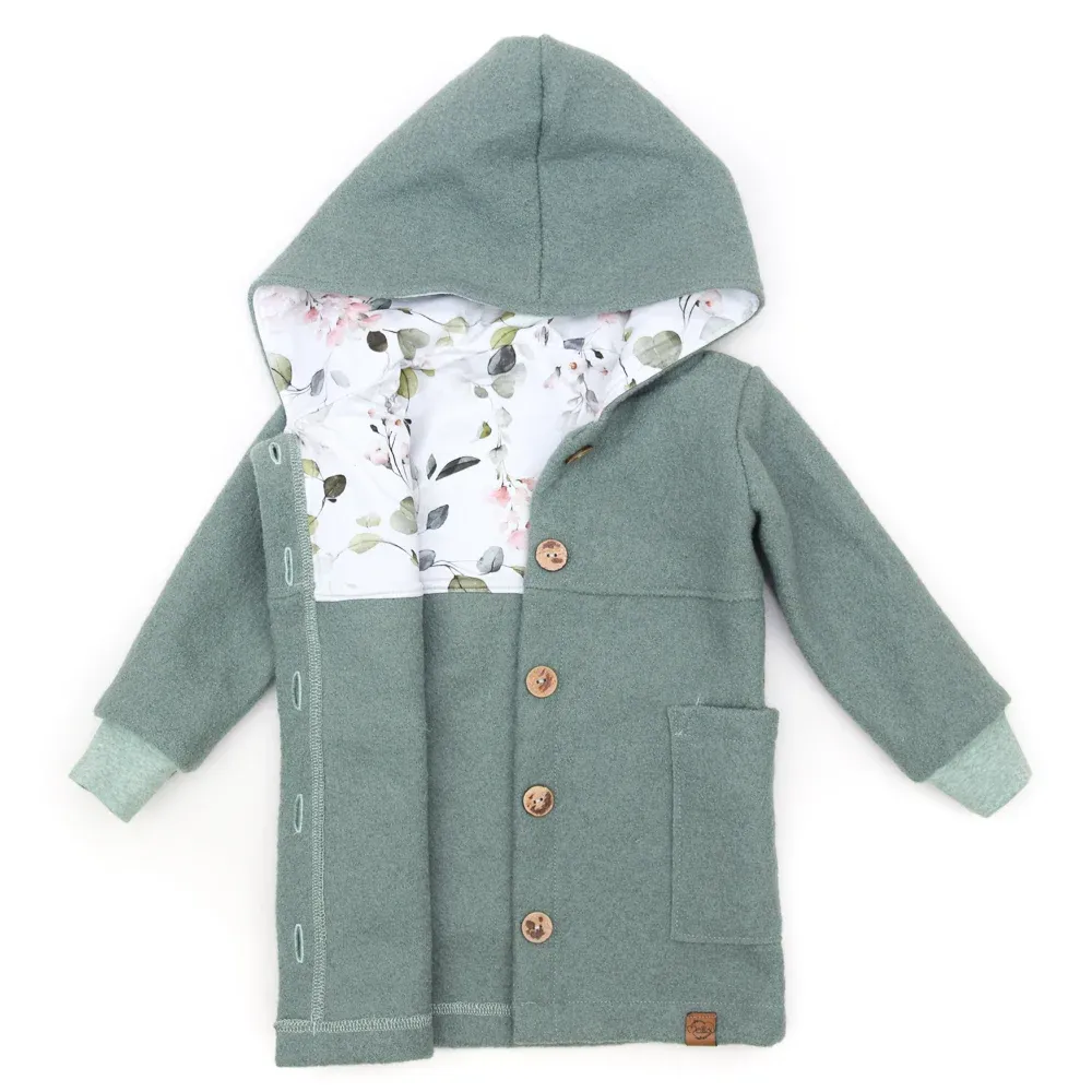 Walkmantel | mint | gerade