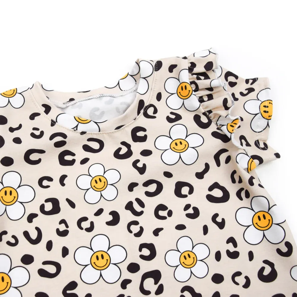 T-Shirt mit Rüschen | Leo Daisy