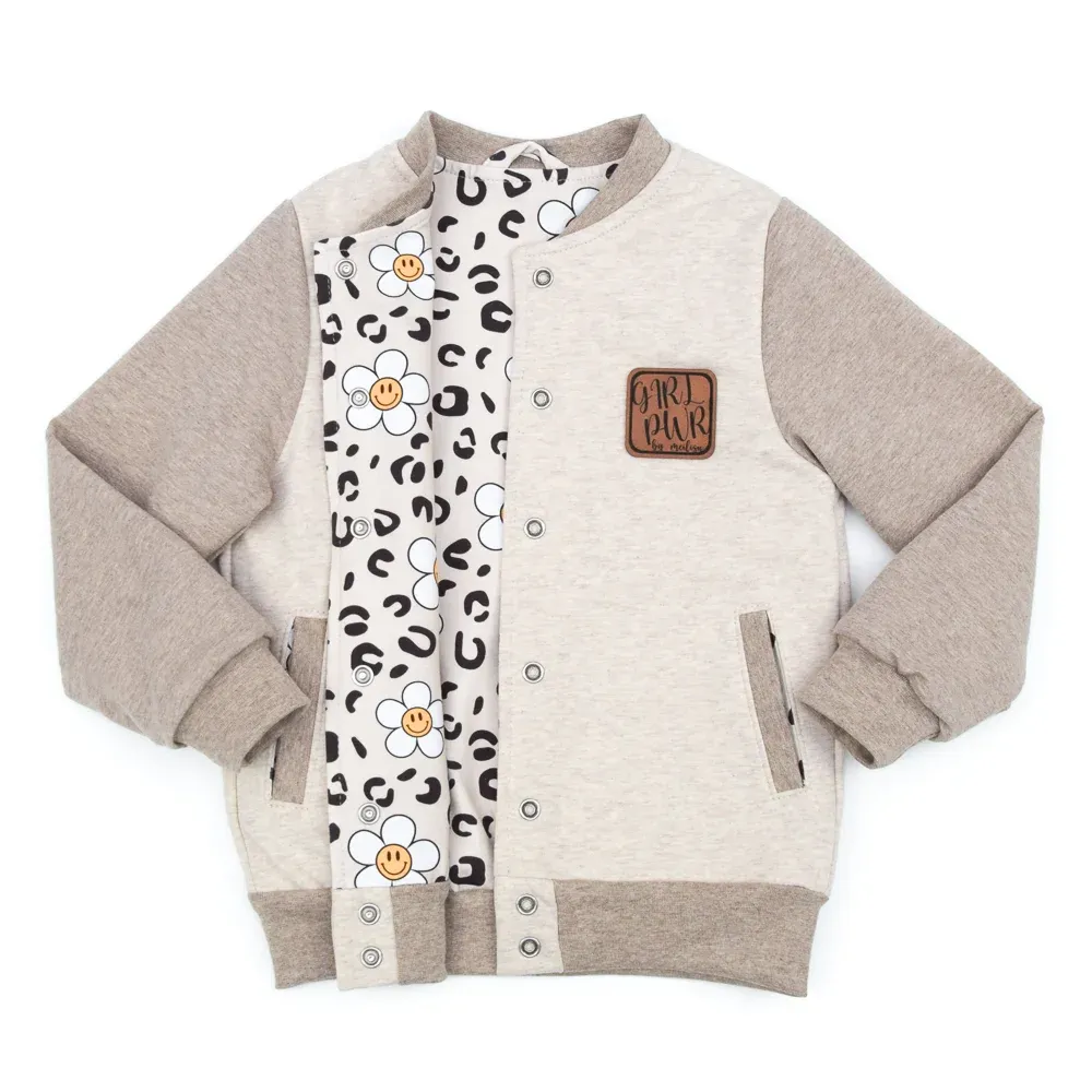 Collegejacke | creme - beige