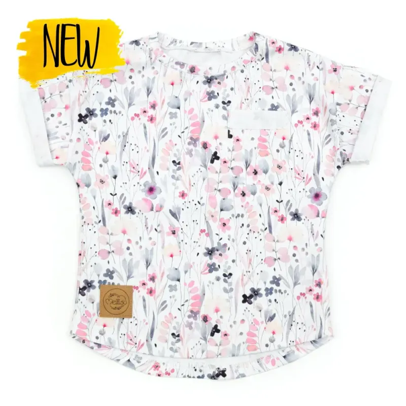 Oversized T-Shirt | Watercolor Flowers Oversized T-Shirt | Watercolor Flowers