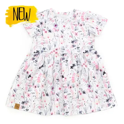 Kleid | lang- & kurzarm | Watercolor Flowers | allover
