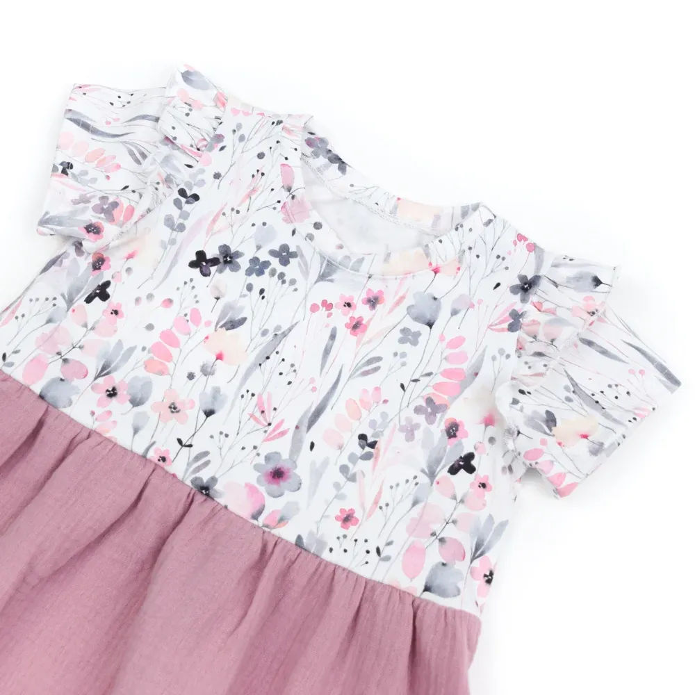 Kleid | lang- & kurzarm | Watercolor Flowers