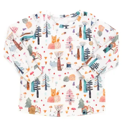 Langarmshirt | Märchenwald | Gr. 86/92