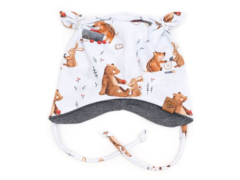 Ohrenmütze | beste Freunde | Gr. 45-47 cm Ohrenmütze | beste Freunde | Gr. 45-47 cm