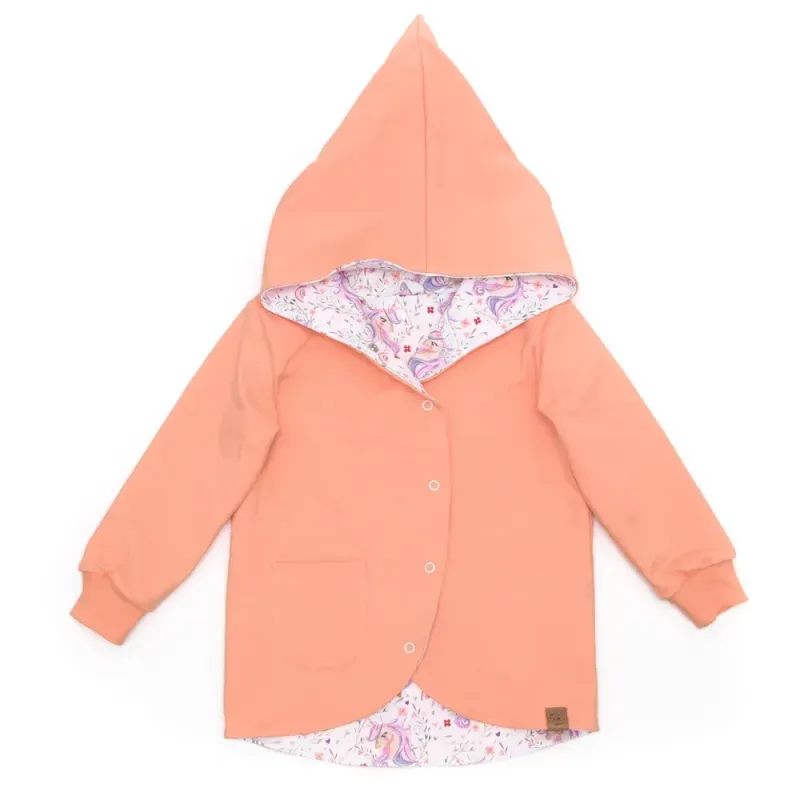 Sweatjacke | apricot | Gr. 98/104 Sweatjacke | apricot | Gr. 98/104