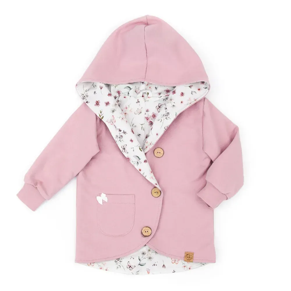 Sweatjacke | rosé
