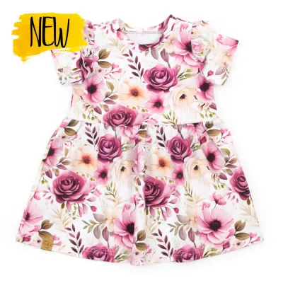 Kleid | lang- & kurzarm | Pretty Peony | allover