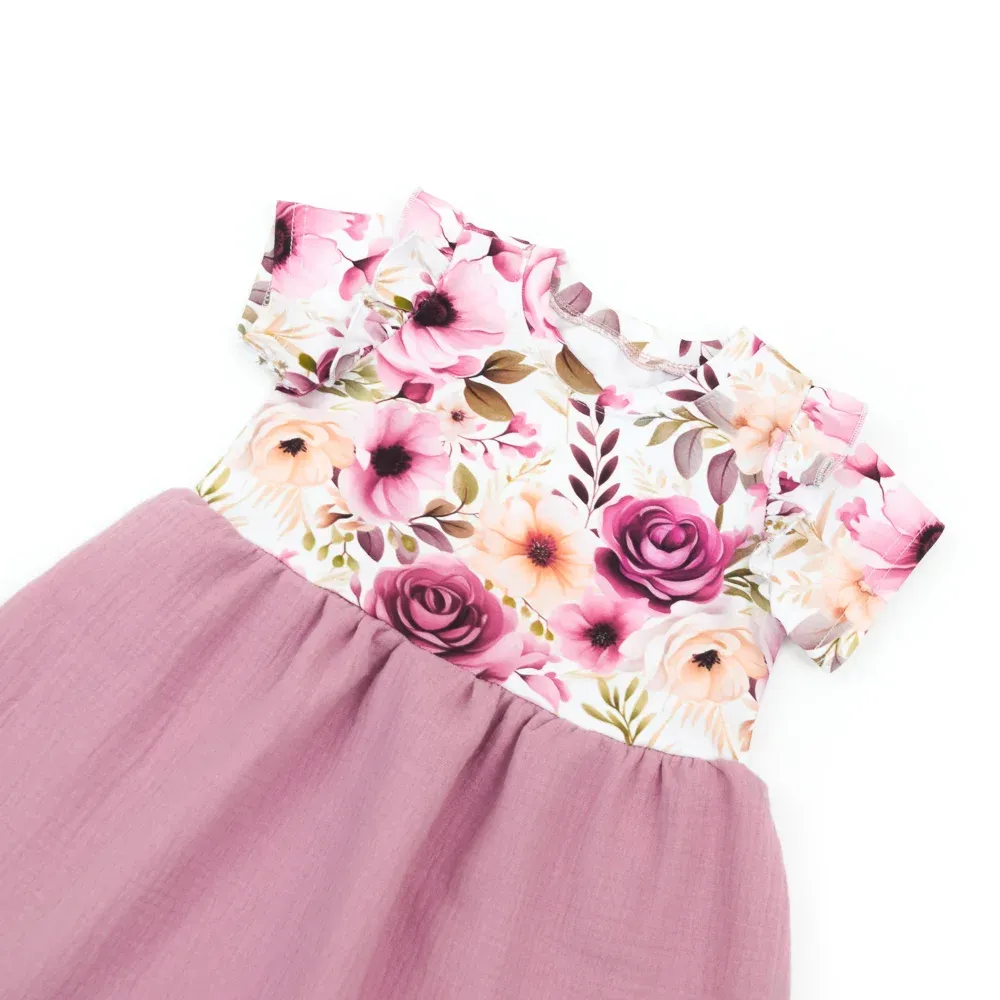 Kleid | lang- & kurzarm | Pretty Peony