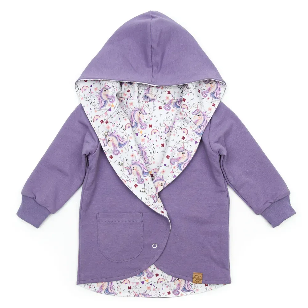 Sweatjacke | flieder | Gr. 86/92