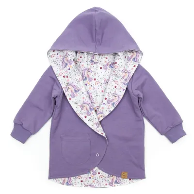 Sweatjacke | flieder | Gr. 86/92