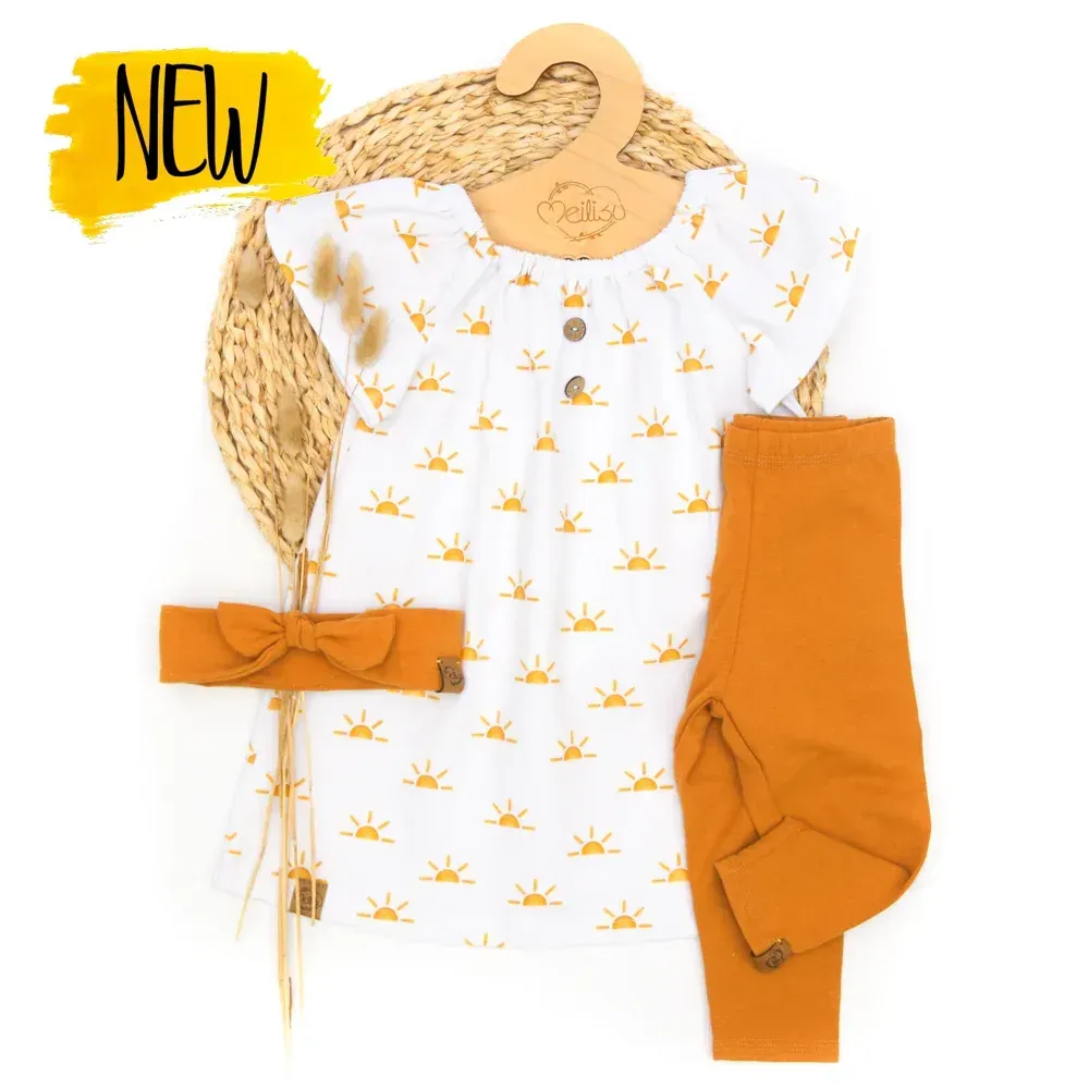 Set | Sunset | Sommerkleid & Leggings & Haarband