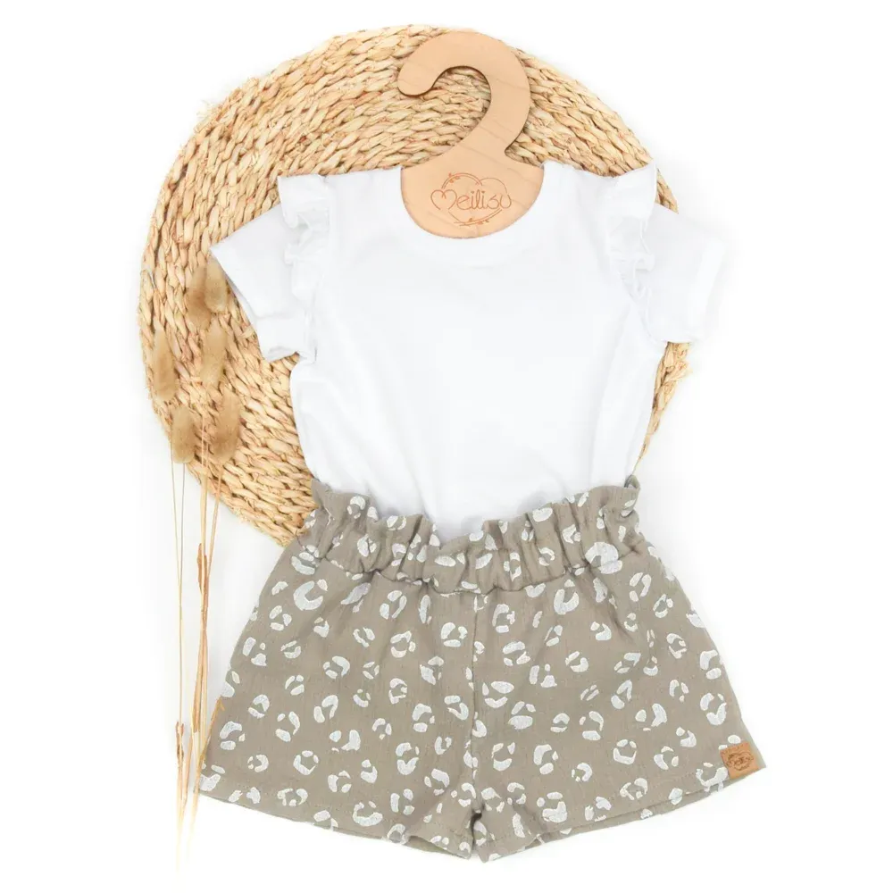 Paperbag Shorts | Musselin | Leo