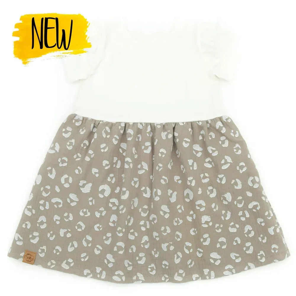 Kleid | lang- & kurzarm | Musselin | Leo