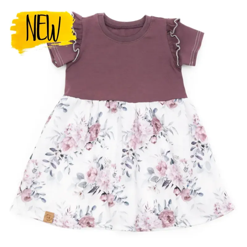 Kleid | lang- & kurzarm | Musselin | Frühlingsrosen Kleid | lang- & kurzarm | Musselin | Frühlingsrosen