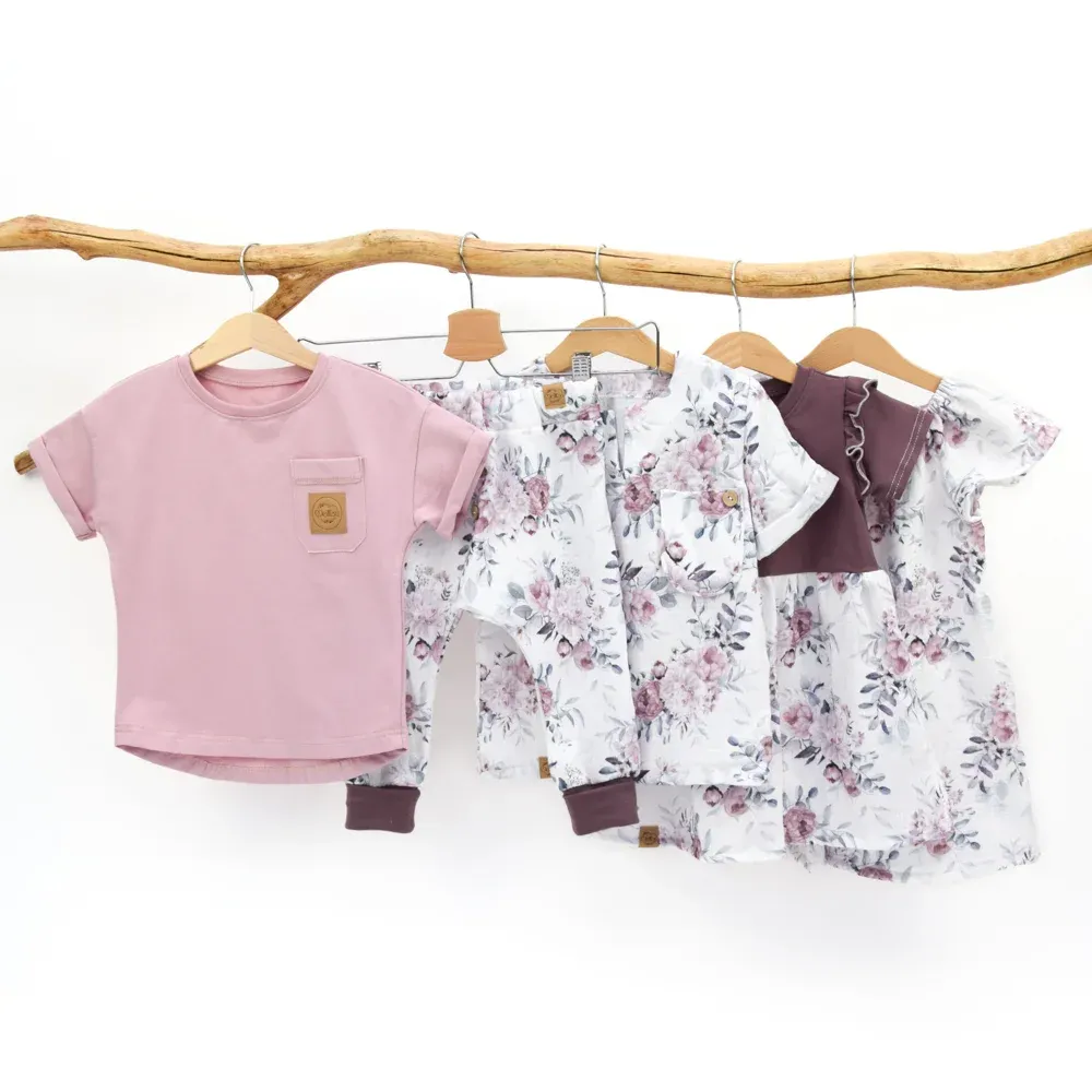 Dreieckstuch Kinder | Musselin | Frühlingsrosen