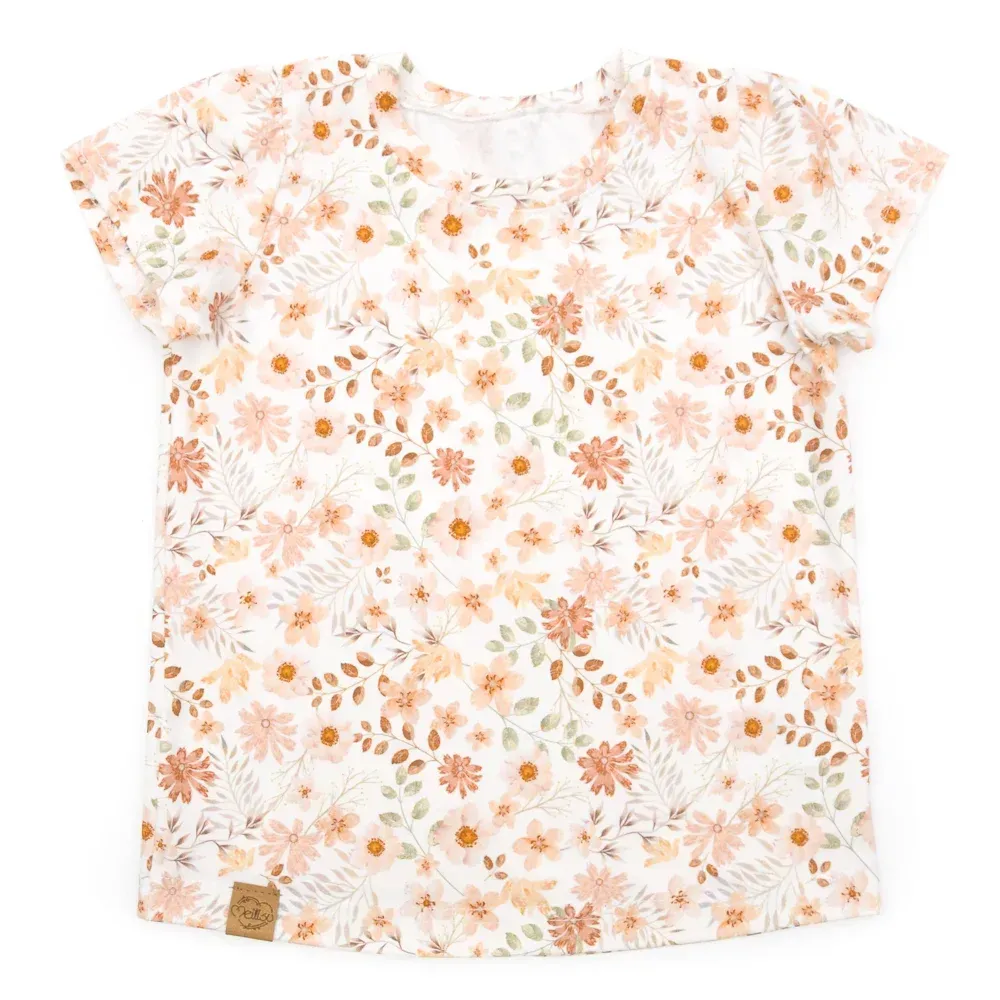T-Shirt mit Puffärmel | Blütenzauber | Gr. 86/92