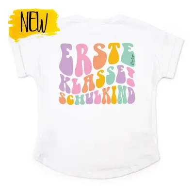Oversized T-Shirt | Erste Klasse | flieder - rosa